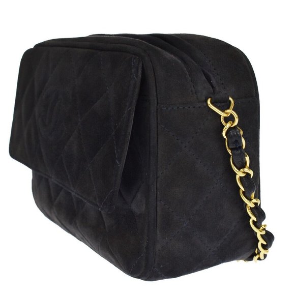 CHANEL CC Tassel Mini Matelasse Chain Shoulder Bag Suede Leather BE GHW 678RJ278 - Picture 10 of 12